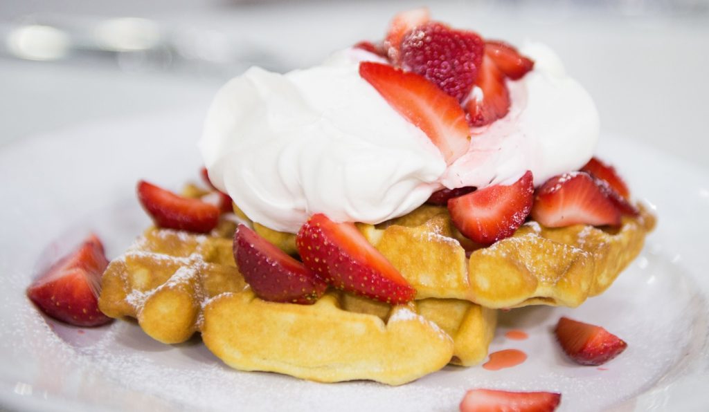 Waffles With Whipped Cream Go Keto Guide